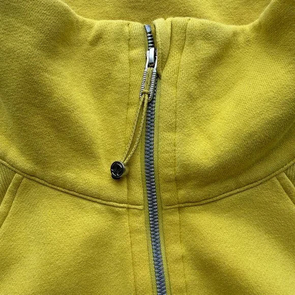 Lululemon Scuba Oversized Funnel-Neck Half-Zip in Soleil Yellow - Picture 2 of 5